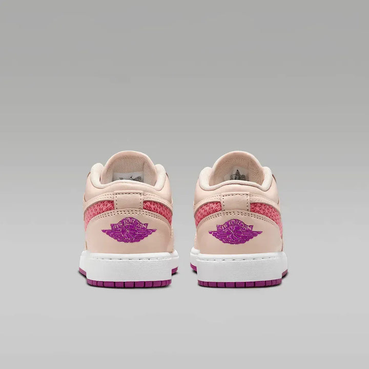 Air Jordan 1 Low SE GS - Creme/Rosa