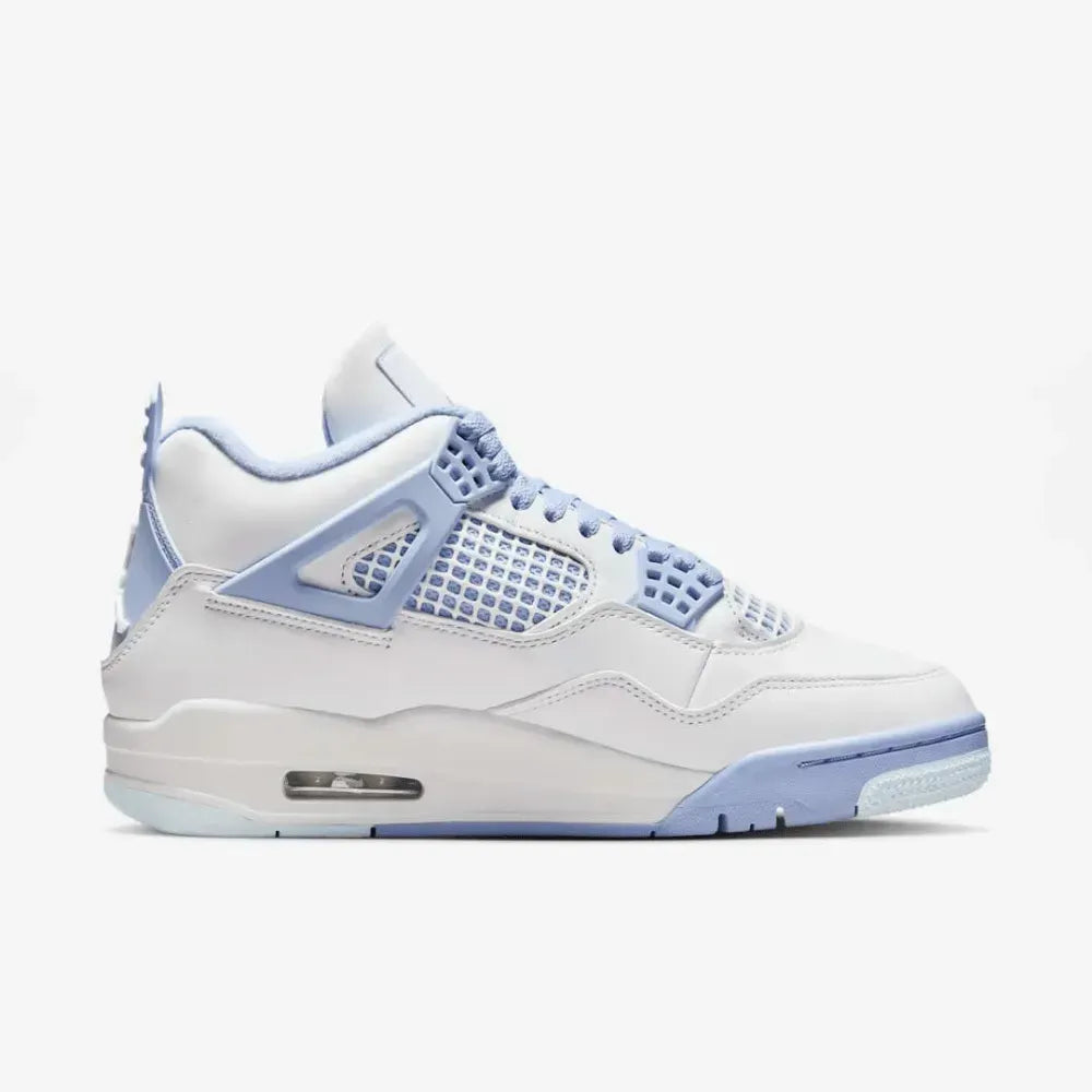 Nike Air Jordan 4 Retro - Branco/Lilás Azulado