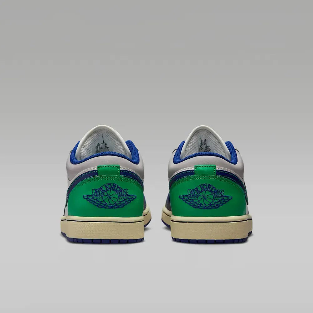 Air Jordan 1 Low - Branco/Verde/Azul