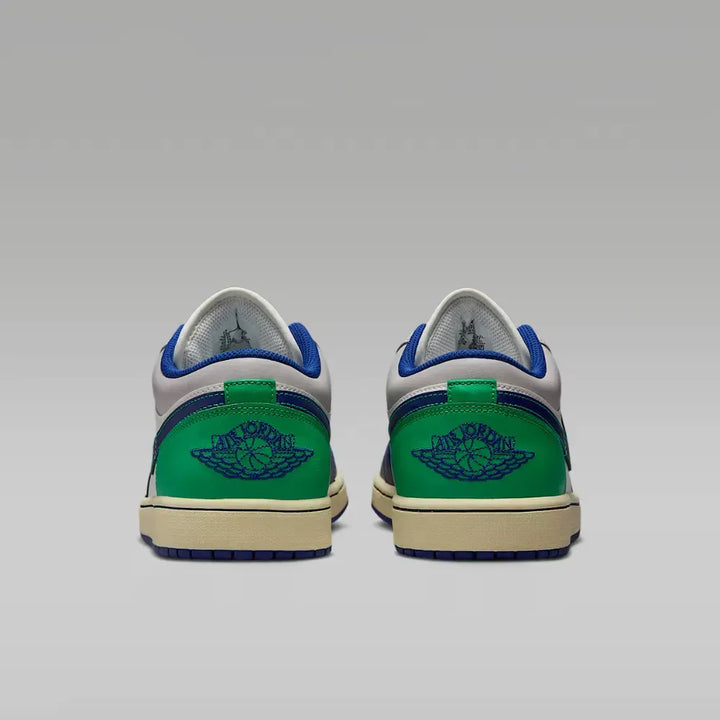 Air Jordan 1 Low - Branco/Verde/Azul