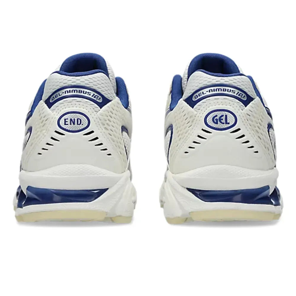 Asics Nimbus 10.1 x END – Branco/Azul Escuro