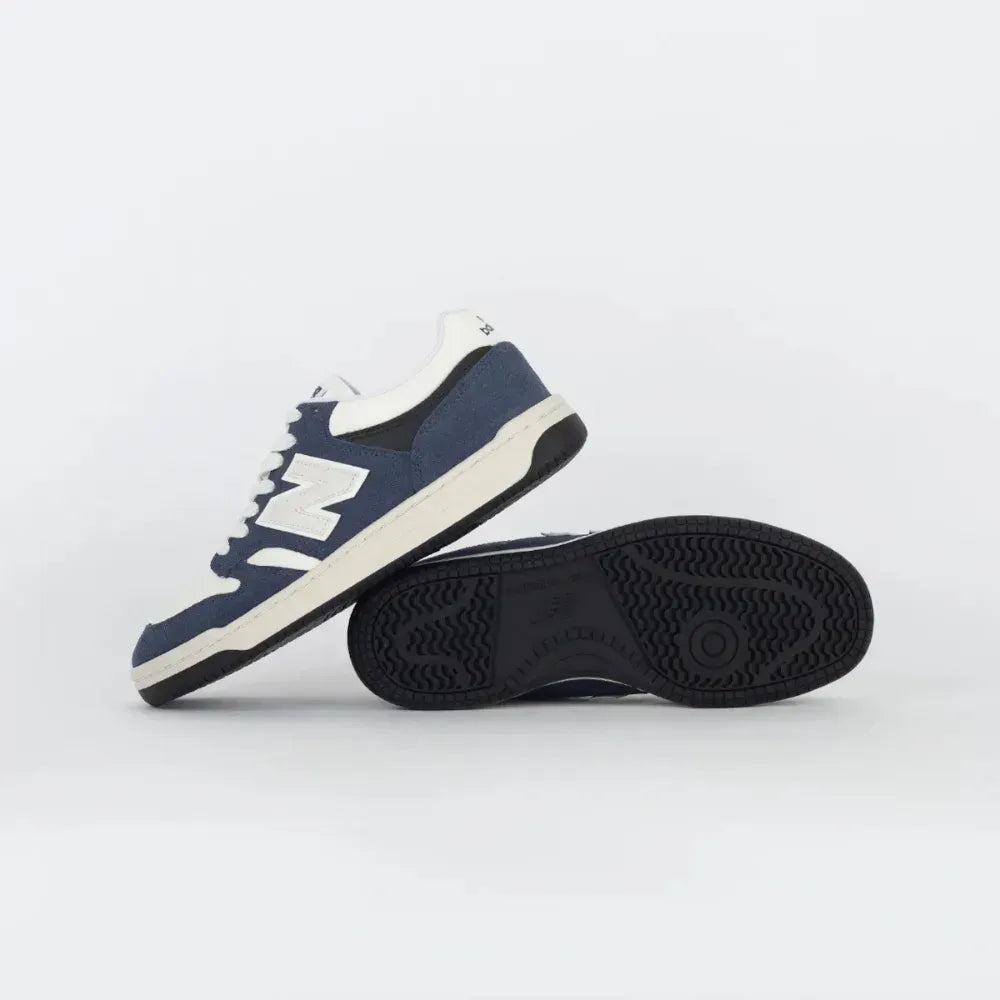 New Balance 480 Low - Bege/ Azul Marinho