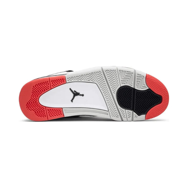 Air Jordan 4 - Branco/Preto/Borgonha