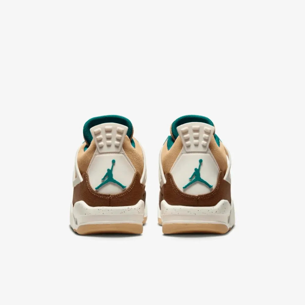 Air Jordan 4 - Marrom/Caramelo/Verde Petróleo