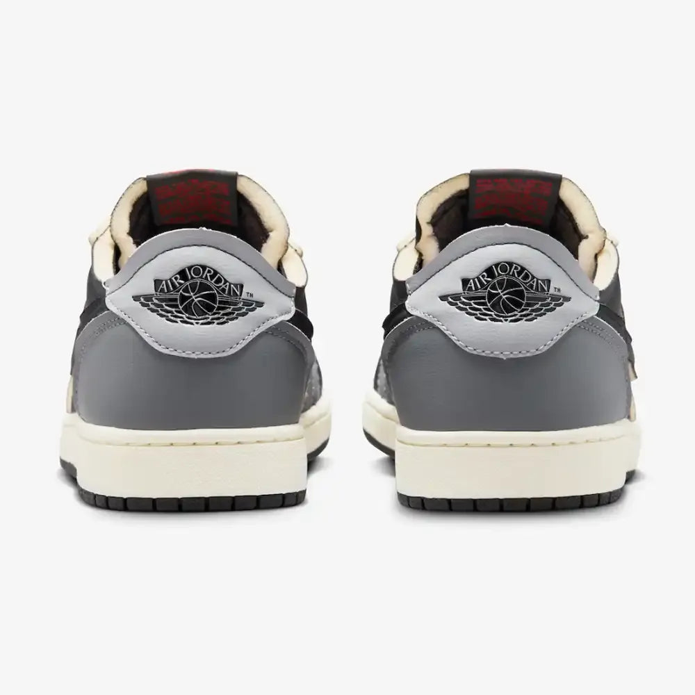 Jordan 1 Low Preto Cinza Fumaça