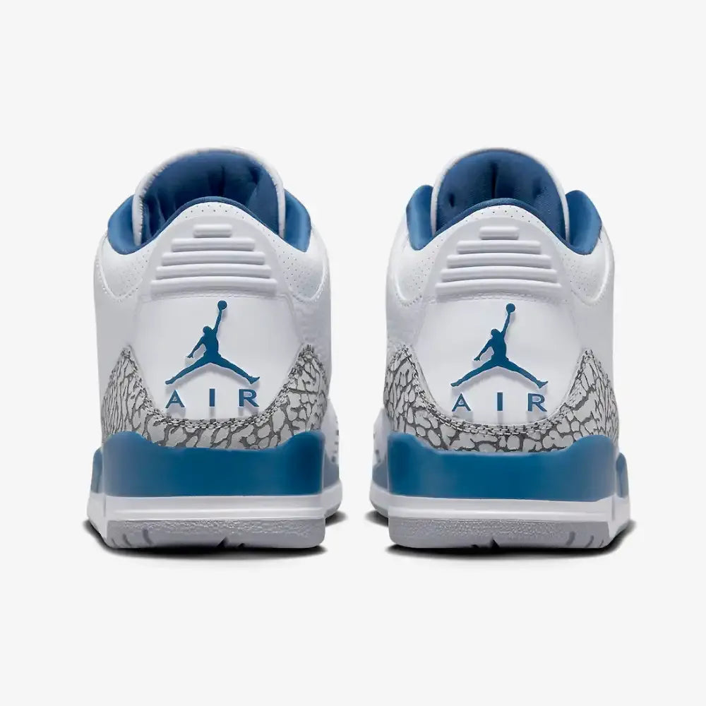 Air Jordan 3 - Branco/Azul Profundo