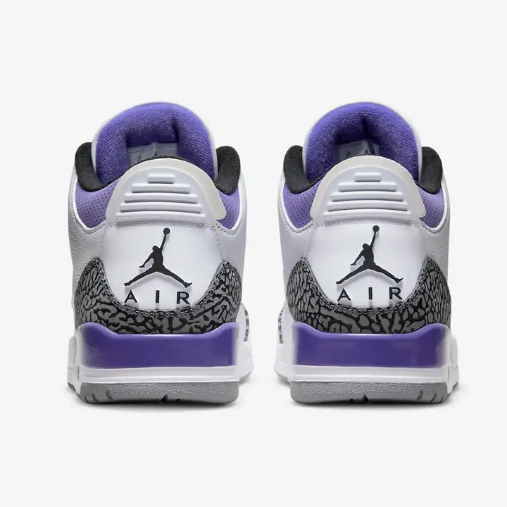 Jordan 3 Retro - Branco/Roxo