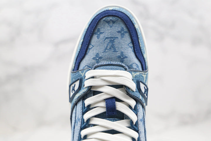 Louis Vuitton Trainer Sneaker – Denim Monogram