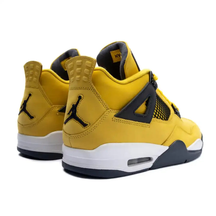 Air Jordan 4 - Amarelo/Preto/Branco