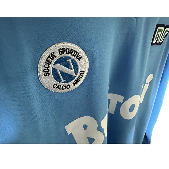 Camisa Retrô Napoli 1986/87 Home - Manga Longa