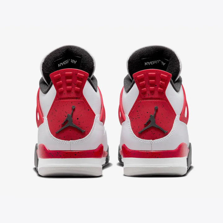 Air Jordan 4 - Branco/Vermelho/Preto
