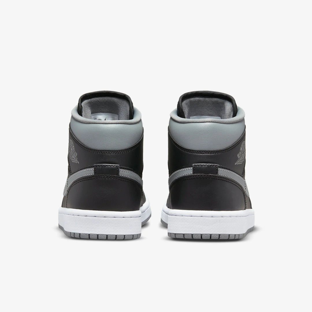Jordan 1 Mid - Preto/Cinza/Branco