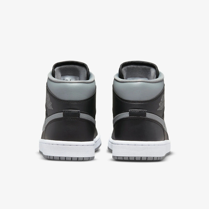 Jordan 1 Mid - Preto/Cinza/Branco