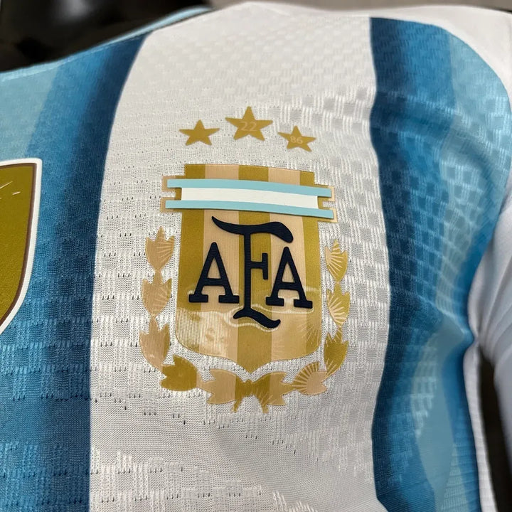 Camisa Argentina Home 2026 Manga Longa - Versão Jogador