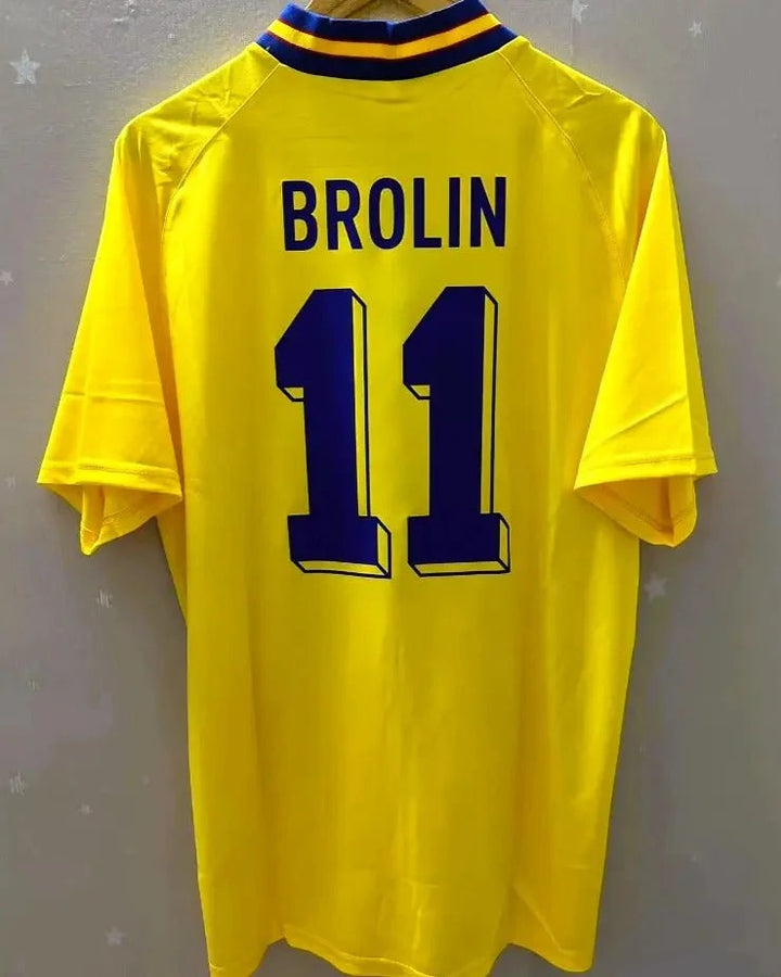 Camisa Retrô Suécia Home - BROLIN #11