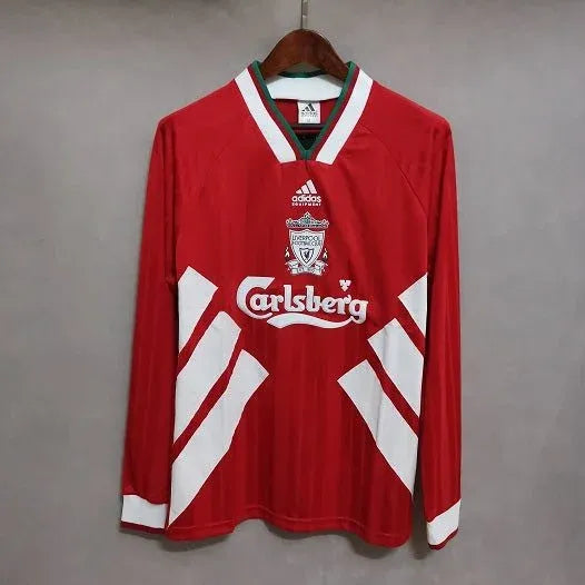 Camisa Retrô Liverpool 1993/95 Home - Manga Longa