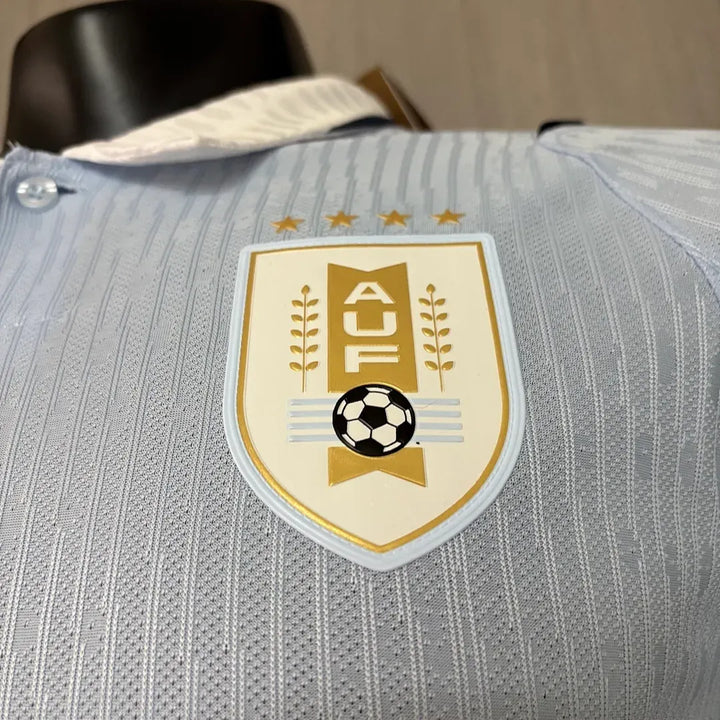 Camisa Uruguai Home 2026 Manga Longa - Versão Jogador