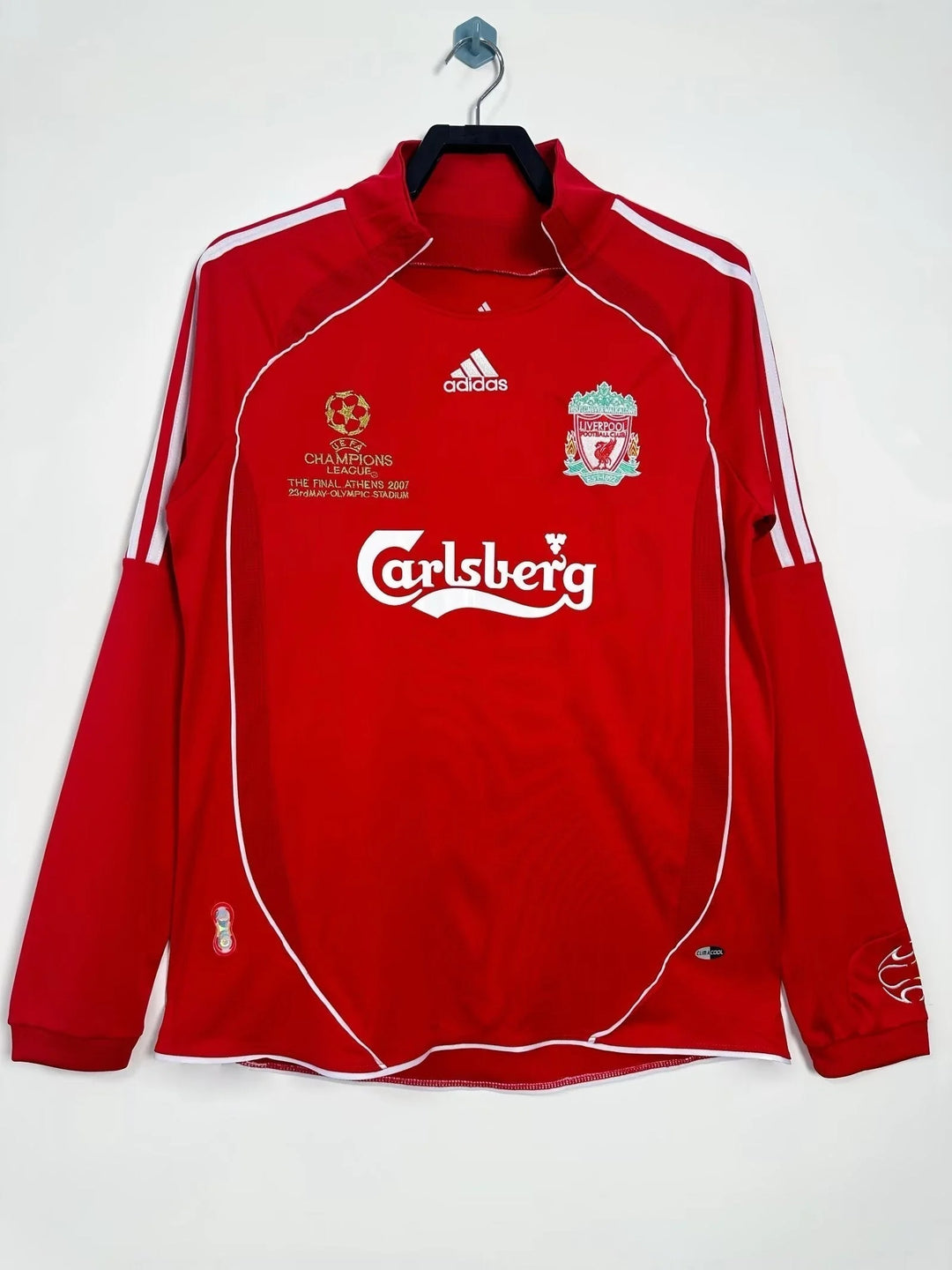 Camisa Retrô Liverpool 2006/08 UCL Home - Manga Longa