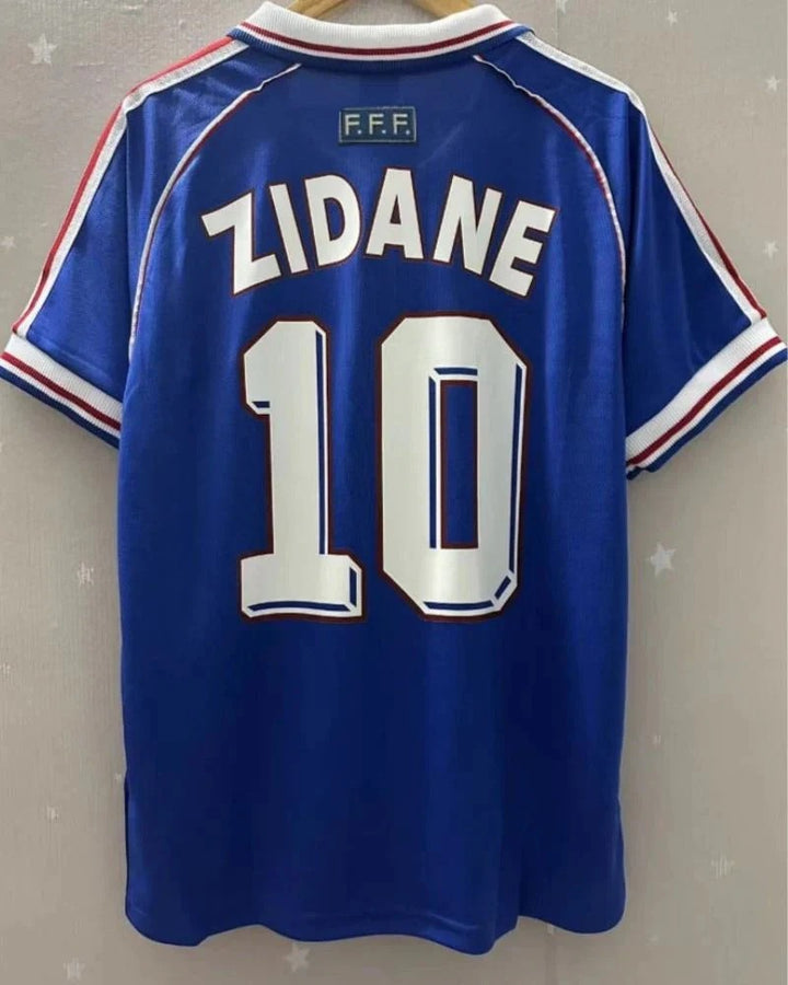 Camisa Retrô França 1998/99 Home - ZIDANE #10