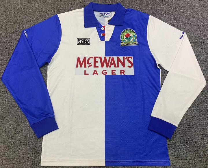 Camisa Retrô Blackburn Rovers 1994/95 - Manga Longa