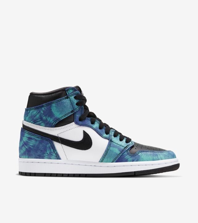 Jordan 1 Retro High Tie Dye - Azul/Verde