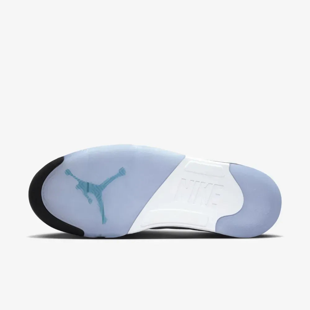 Air Jordan 5 - Branco/Roxo/Verde Turquesa