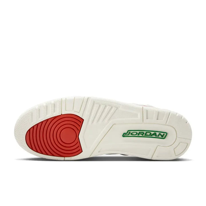 Air Jordan 3 - Branco/Verde/Vermelho