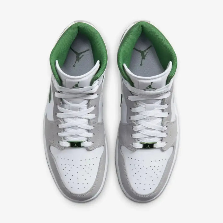 Jordan 1 Mid SE - Branco/Cinza/Verde