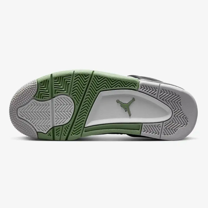 Air Jordan 4 - Branco/Preto/Verde Menta