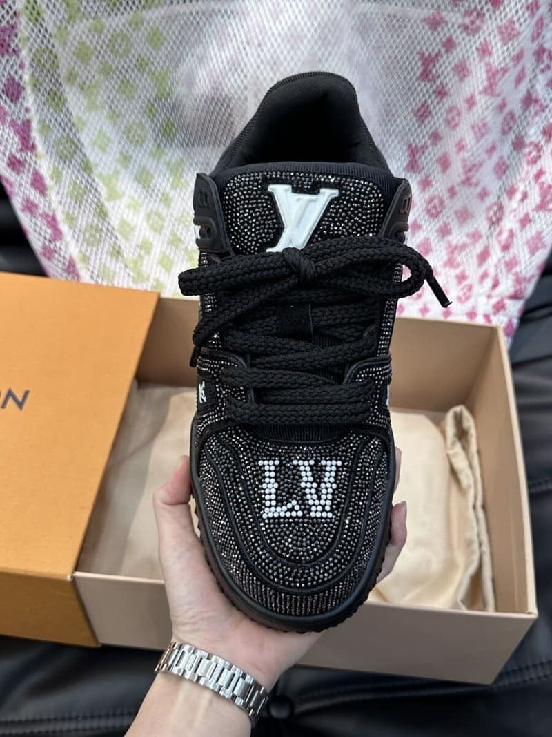 Louis Vuitton LV Trainer Maxi – Preto Cristal