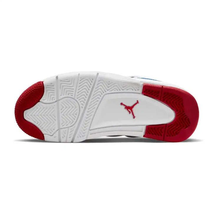 Air Jordan 4 - Azul Profundo/Branco/Vermelho