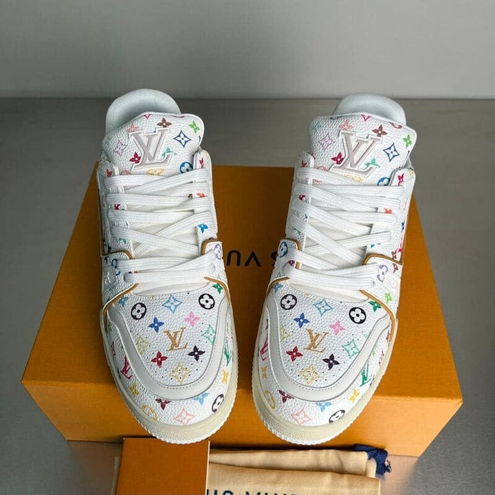 Louis Vuitton LV Trainer x Takashi Murakami – Branco