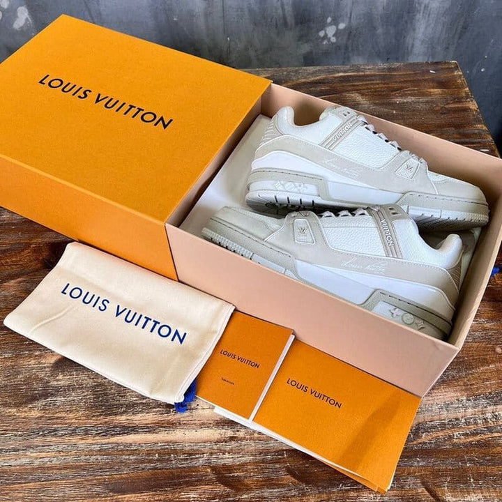 Louis Vuitton LV Trainer – Branco/Bege