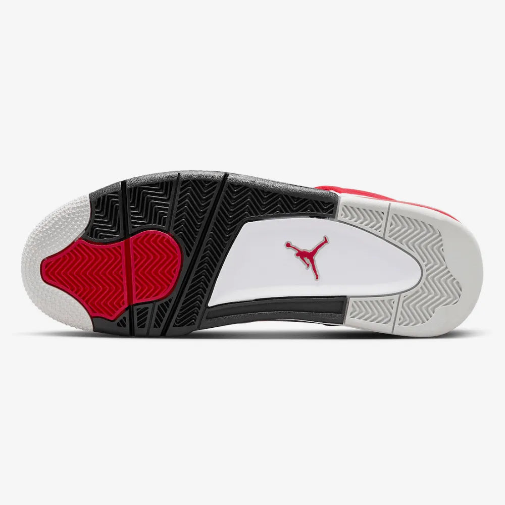 Air Jordan 4 - Branco/Vermelho/Preto