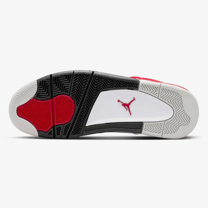 Air Jordan 4 - Branco/Vermelho/Preto