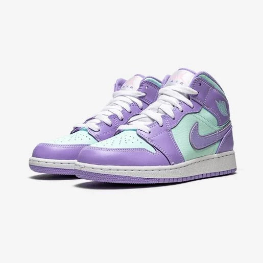 Jordan 1 Mid - Roxo/Azul Aqua