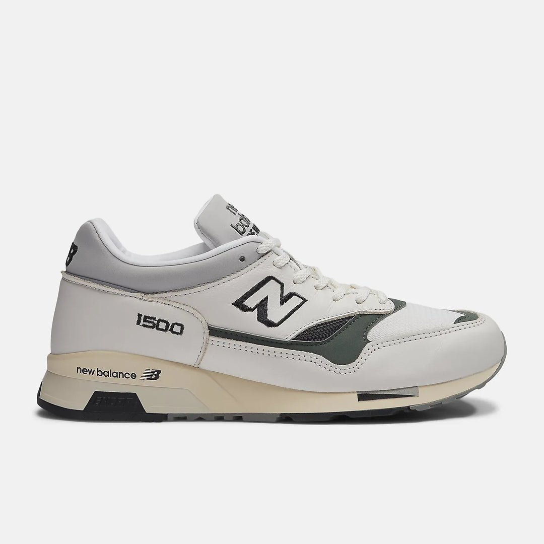 New Balance 1500 - Branco/Verde Floresta/Preto