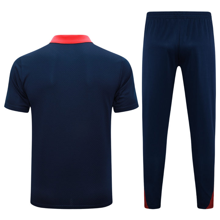 Kit Polo PSG 25/26 - Azul Marinho/Vermelho