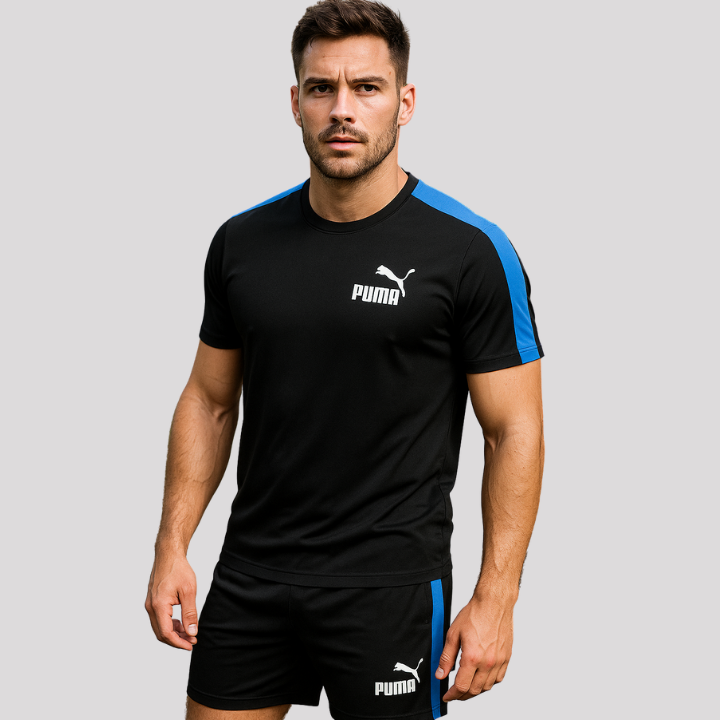 Kit Puma - Preto/Azul