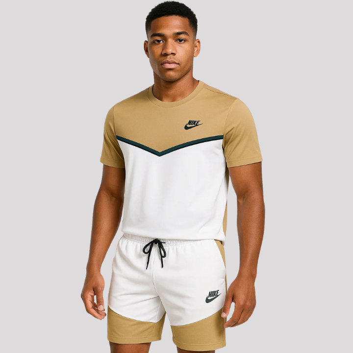 Kit Nike - Bege/Branco