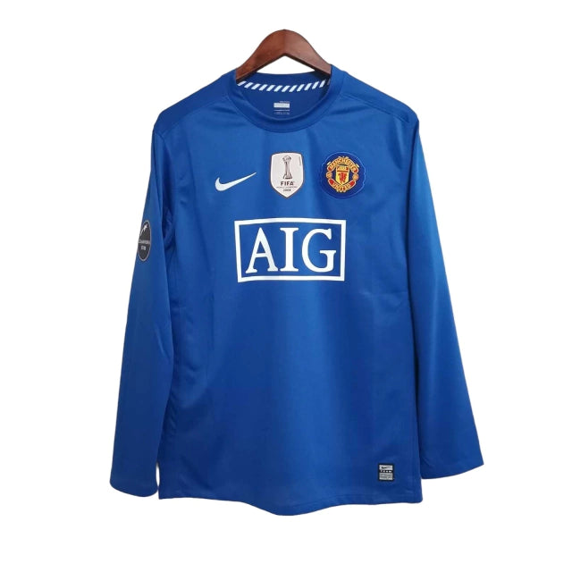 Camisa Retrô Manchester United 2008/09 - Ronaldo #7 (+Patches)