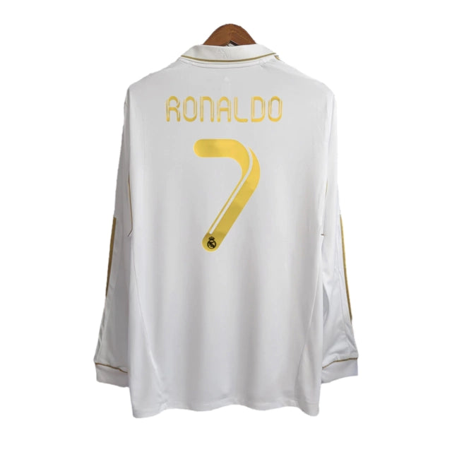 Camisa Retrô Real Madrid UCL 2011/12 - Ronaldo #7 (+Patches)