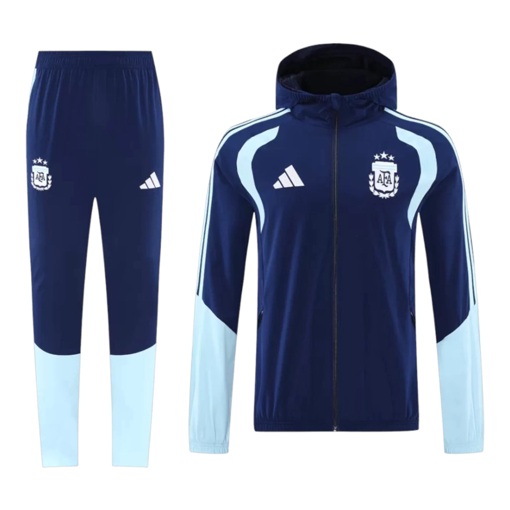 Conjunto Argentina 26/27 Azul escuro - Capuz