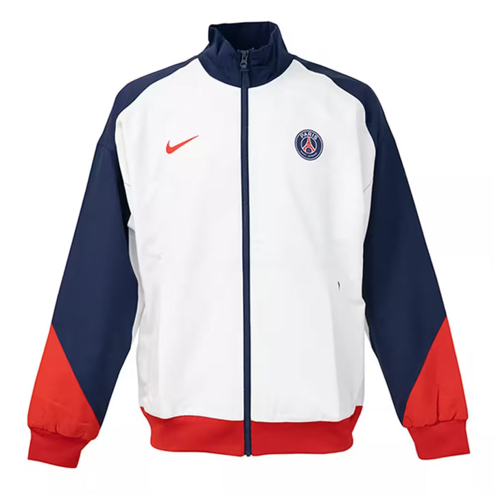 Jaqueta Corta Vento PSG 2024/25 - Branca/Azul