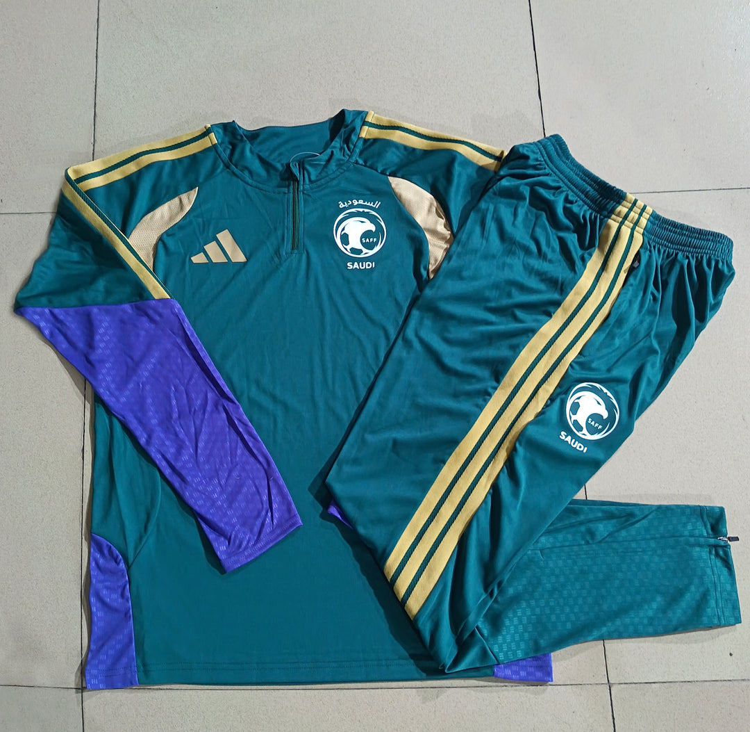 Conjunto Treino Arábia Saudita 26/27 - Verde Petróleo