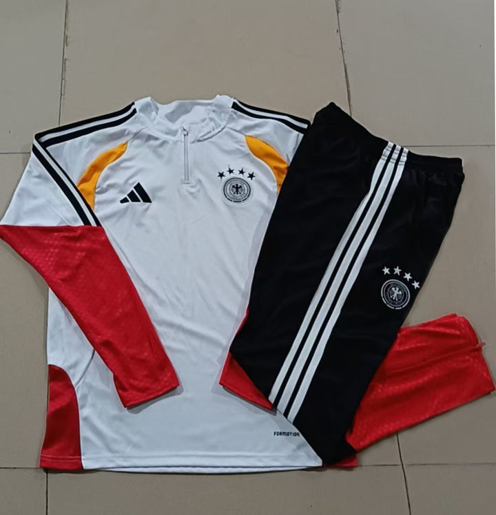 Conjunto Treino Alemanha 26/27 - Branco/Preto