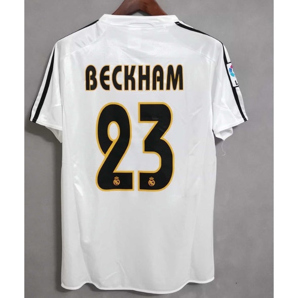 Camisa Retrô Real Madrid Home 2003/04 - Beckham #23 (PRONTA ENTREGA)