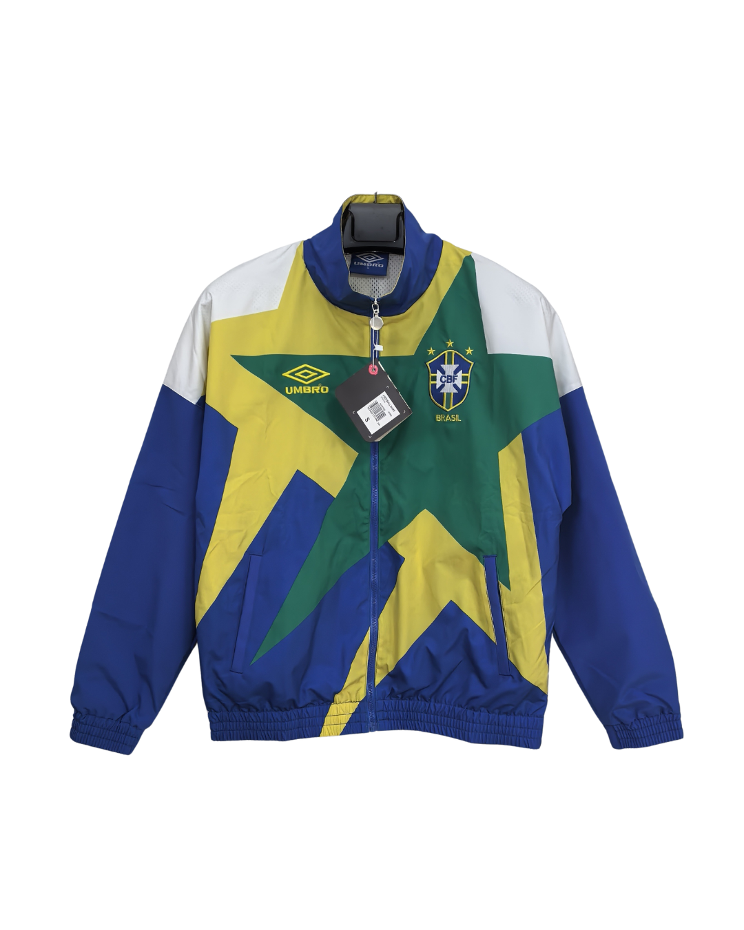 Jaqueta Corta Vento Brasil 1993/94 - Braca/Azul