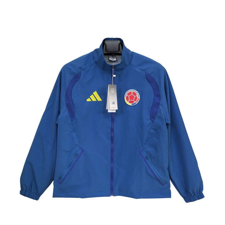 Jaqueta Corta Vento Colômbia 2026 - Azul