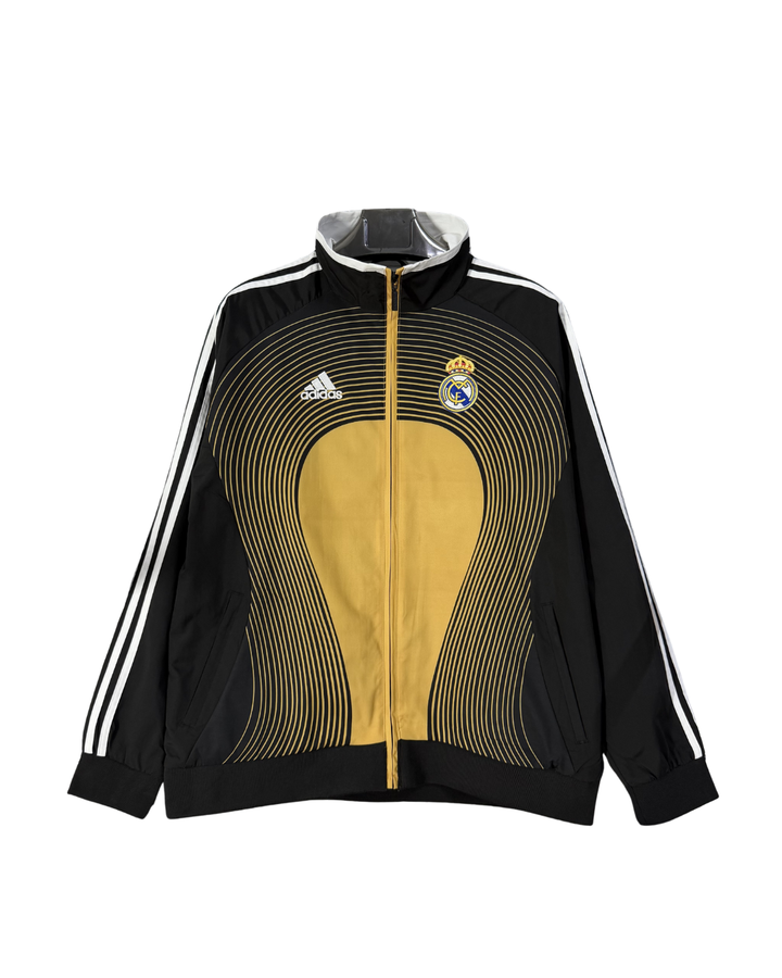 Jaqueta Corta Vento Real Madrid 2006/07 - Preto/Amarelo